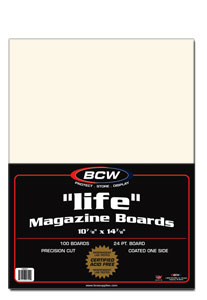 Life Magazine Backing Boards