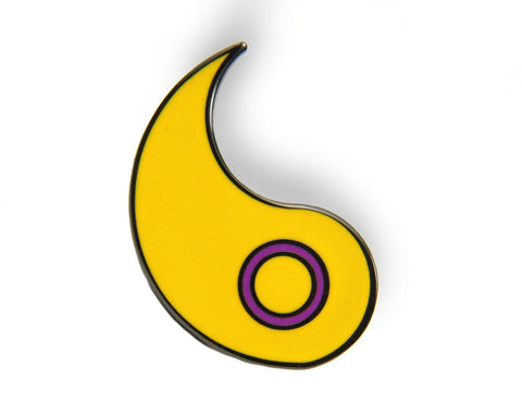 Customizable Pride Pin: Intersex Left