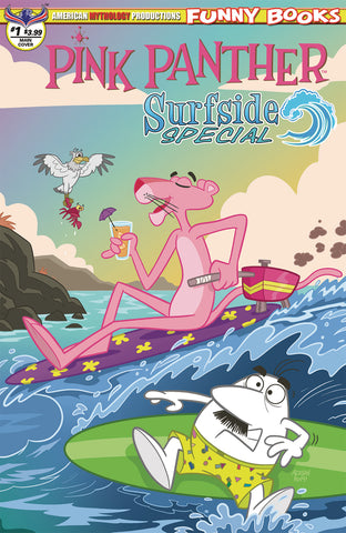 Pink Panther Surfside Special #1 Greenawalt Misterjaw Cvr