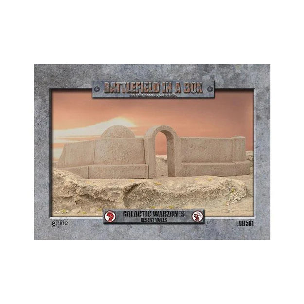 Battlefield in a Box: Galactic Warzones Desert Walls