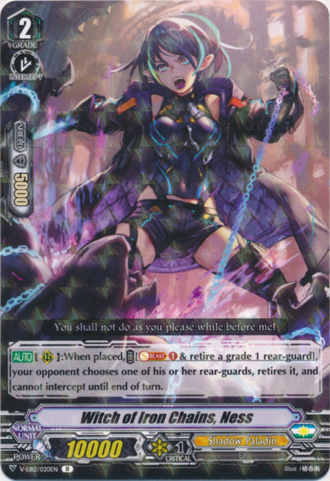 Witch of Iron Chains, Ness - V-EB12/020EN - R