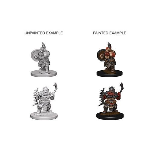 Pathfinder Battles Deep Cuts: Dwarf Male Barbarian