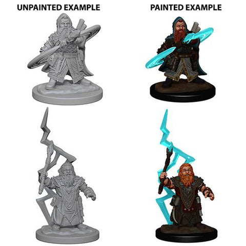 Pathfinder Battles Deep Cuts: Dwarf Male Sorcerer