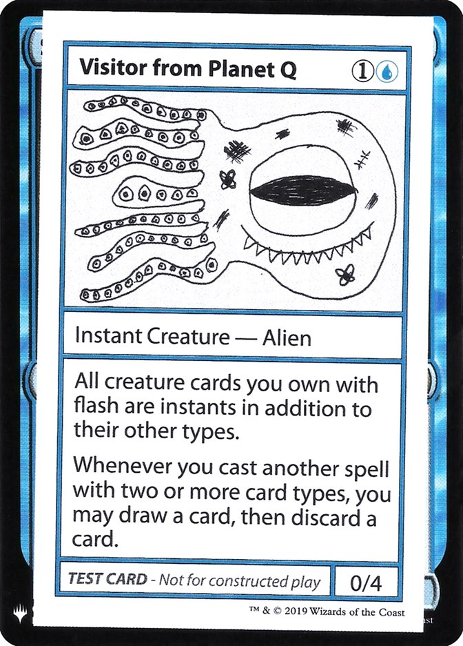 Visitor from Planet Q [Mystery Booster Playtest Cards]