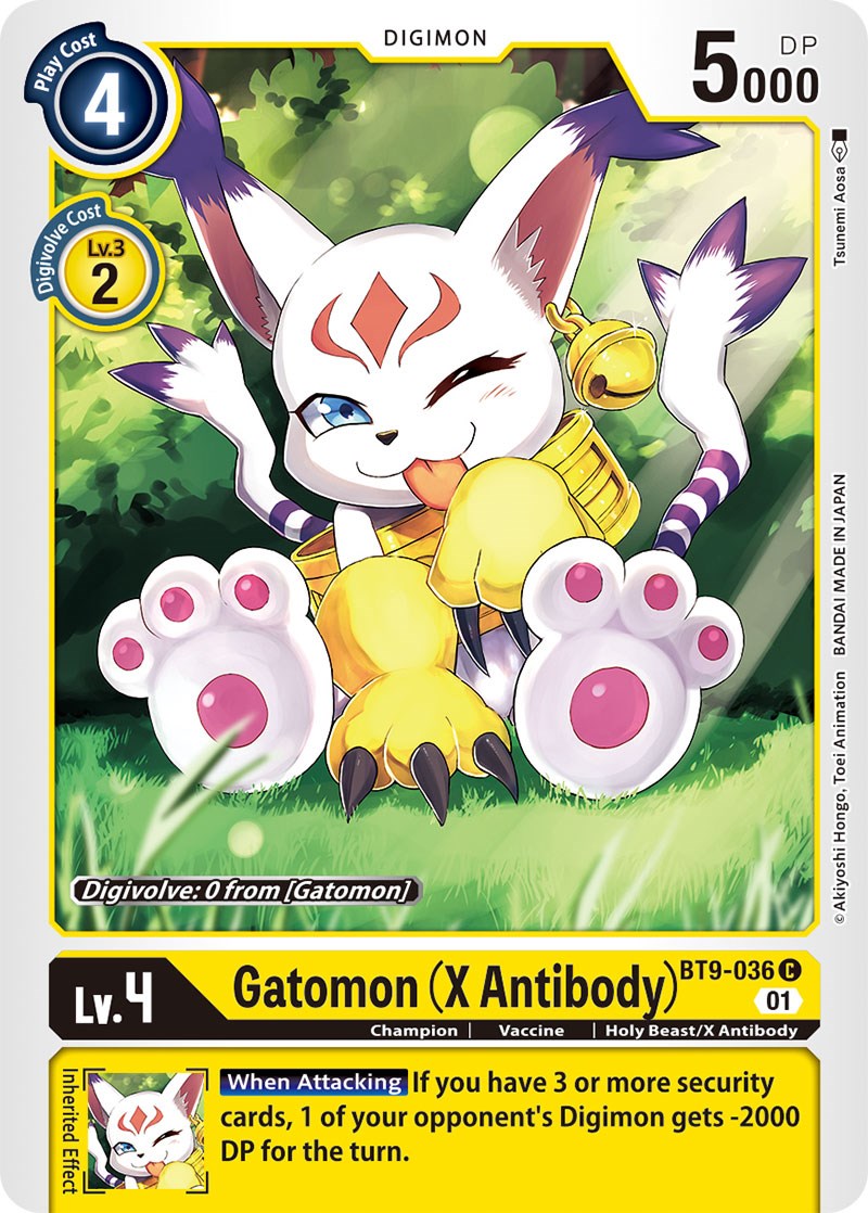 Gatomon (X Antibody) [BT9-036] [X Record]