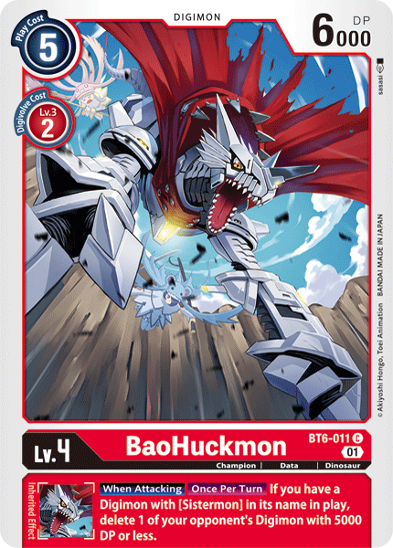 BaoHuckmon [BT6-011] [Double Diamond]