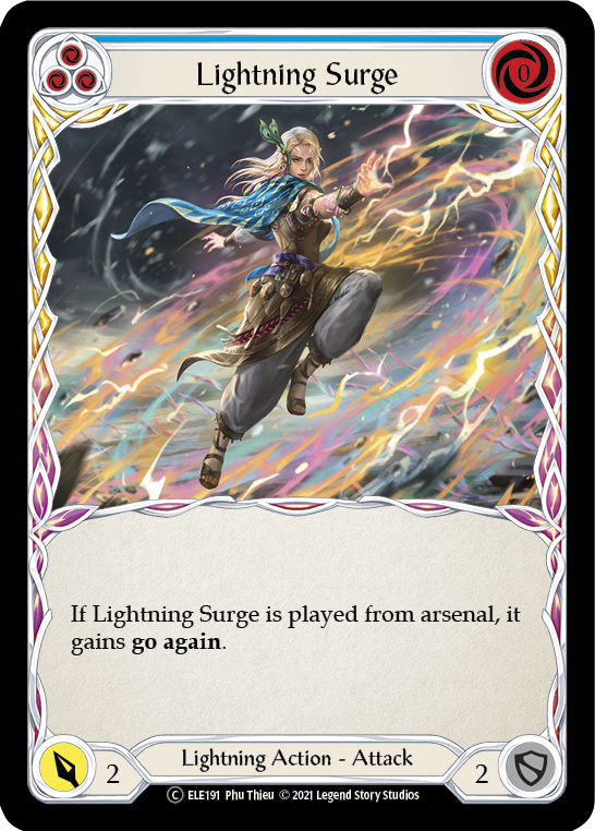 Lightning Surge (Blue) [U-ELE191] Unlimited Normal