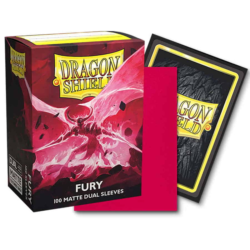 Dragon Shield Box of 100 in Matte Dual Fury