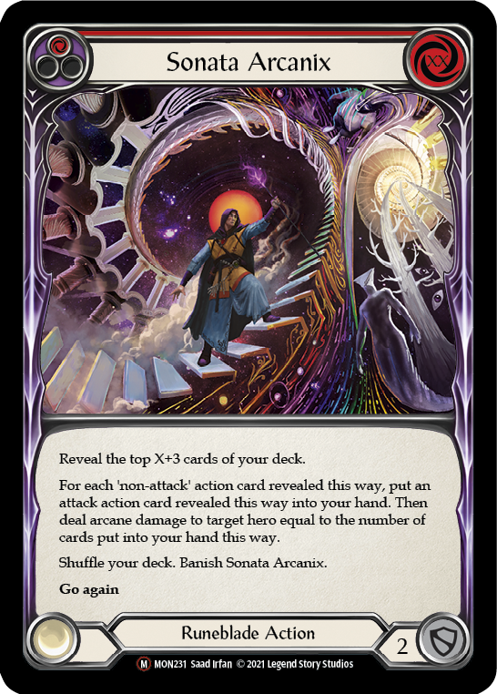 Sonata Arcanix (Rainbow Foil) [U-MON231-RF] Unlimited Rainbow Foil