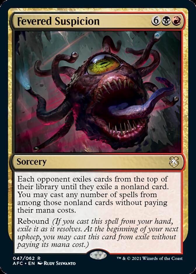 Fevered Suspicion [Dungeons & Dragons: Adventures in the Forgotten Realms Commander]