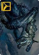 Necrogoyf Art Card (Gold-Stamped Signature) [Modern Horizons 2 Art Series]