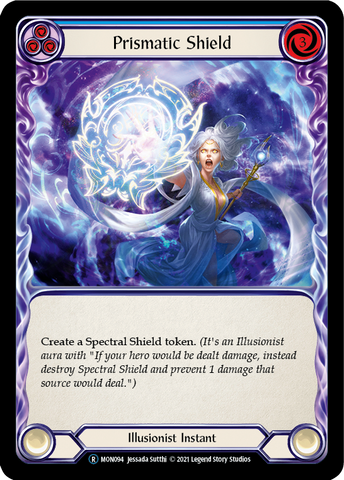Prismatic Shield (Blue) [U-MON094] Unlimited Normal
