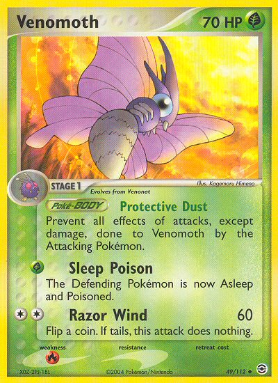 Venomoth (49/112) [EX: FireRed & LeafGreen]