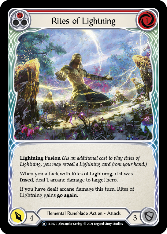 Rites of Lightning (Red) [U-ELE070] Unlimited Normal