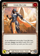 Cross the Line (Red) (Rainbow Foil) [MON045-RF] 1st Edition Rainbow Foil