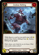 Zealous Belting (Red) (Rainbow Foil) [U-MON293-RF] Unlimited Rainbow Foil