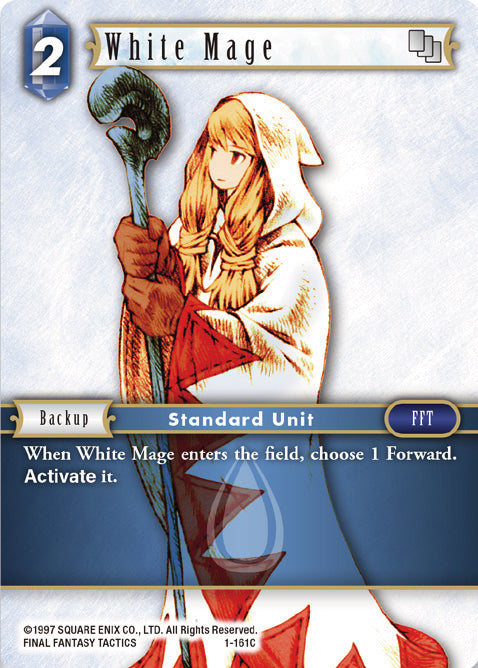 White Mage - 1-161C - Foil