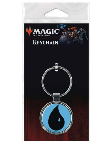 Magic The Gathering Keychain Blue Mana