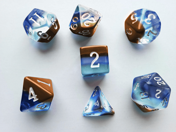 Little Dragon Birthday Dice - October Opal