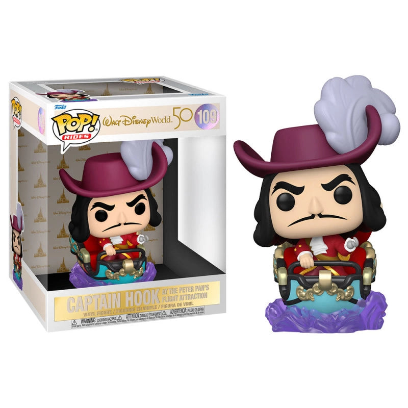 Pop! Rides: Walt Disney World 50 - Captain Hook at the Peter Pan's Flight Attraction