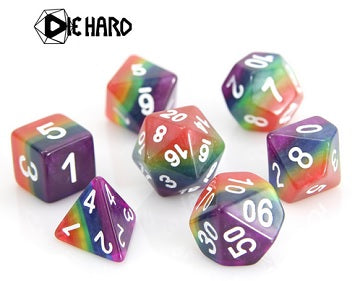 7 Piece RPG Set: Rainbow