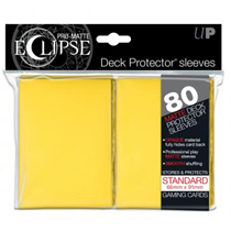 Ultra Pro Eclipse Sleeves: Matte Yellow 80 Count