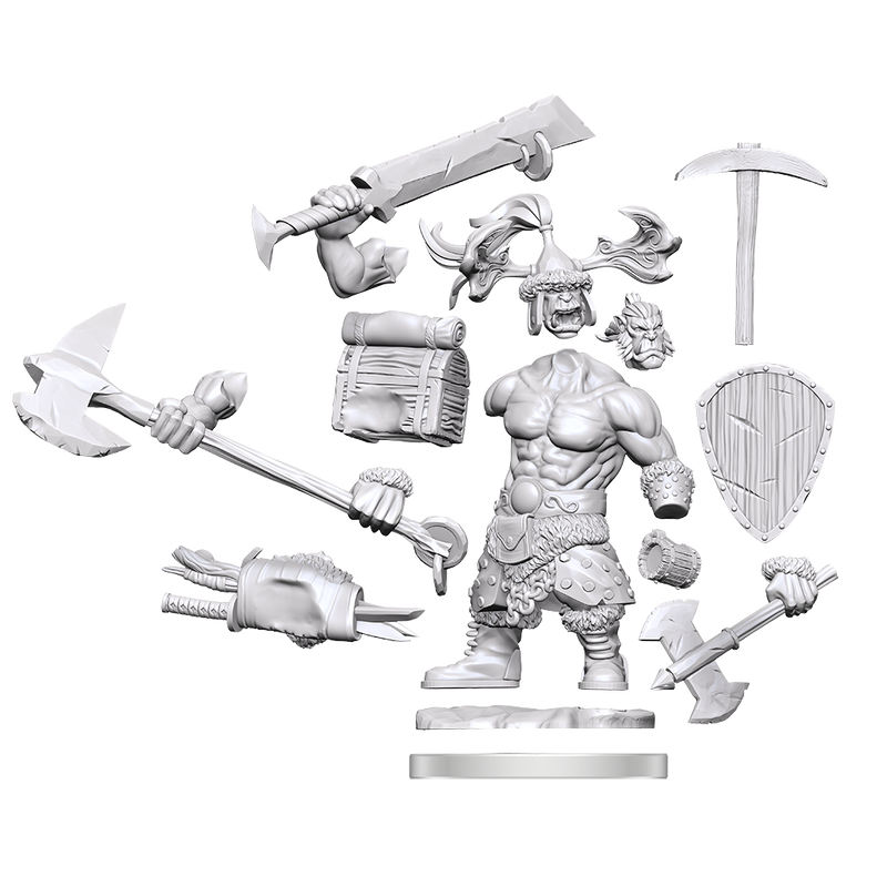 Dungeons & Dragons Frameworks: Orc Barbarian Male