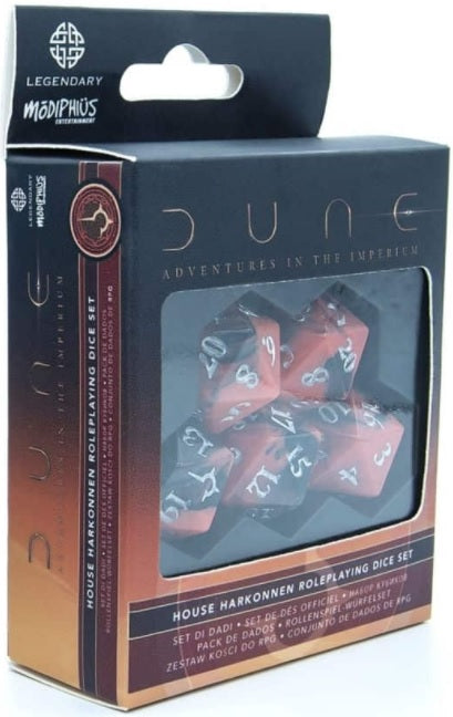 Dune: Adventures in the Imperium Dice Set - House Harkonnen