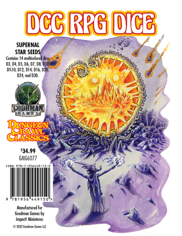 Dungeon Crawl Classics Dice: Supernal Star Seeds