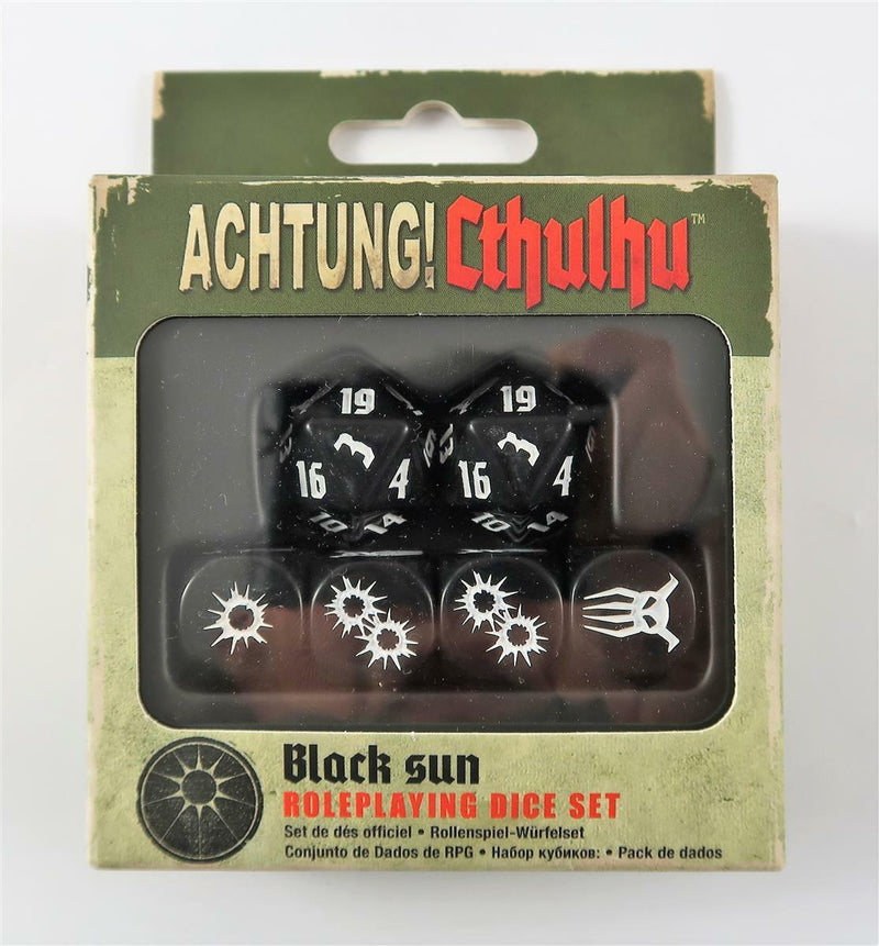 Achtung! Cthulhu Black Sun Roleplaying Dice Set