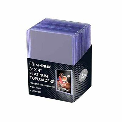 Ultra Pro Toploaders: 3" x 4" Platinum 35pt 25 CT