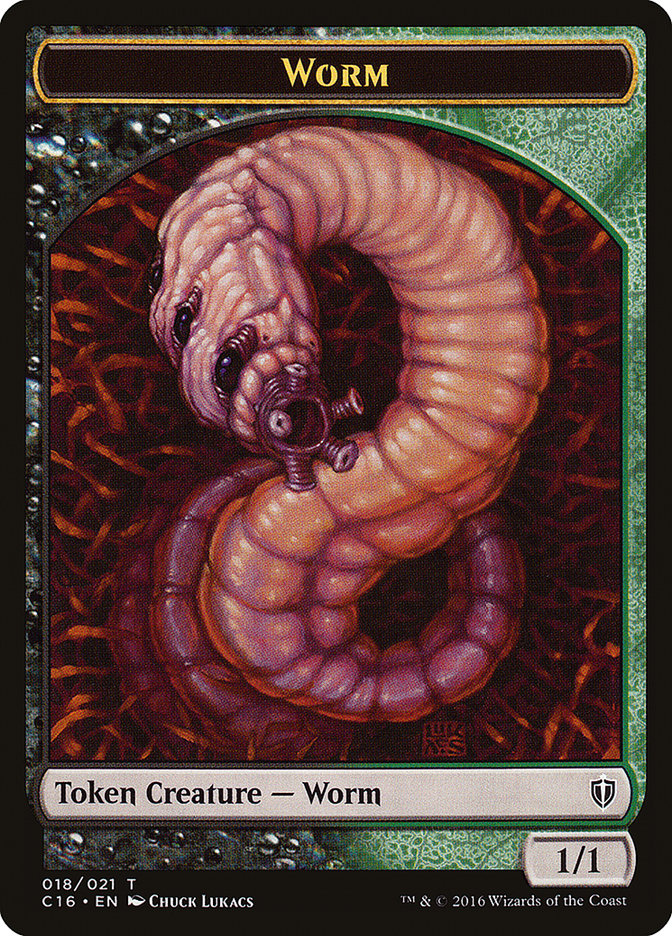 Worm // Zombie [Commander 2016 Tokens]