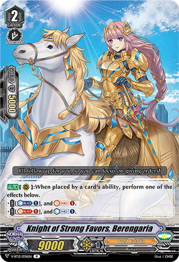 Knight of Strong Favors, Berengaria - V-BT12/036EN - R