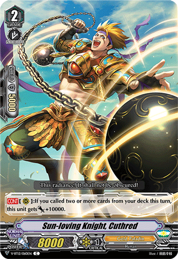 Sun-loving Knight, Cuthred - V-BT12/060EN - C